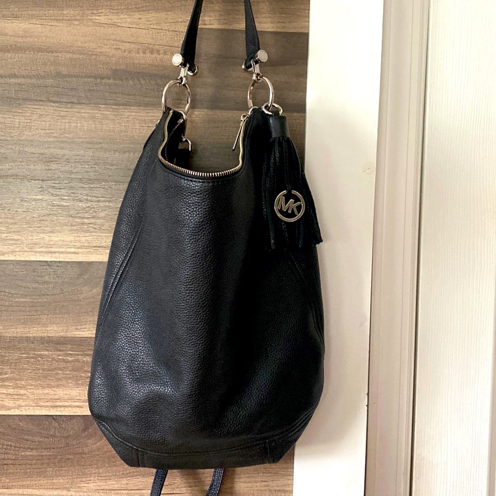 Michael Kors leather hobo bag